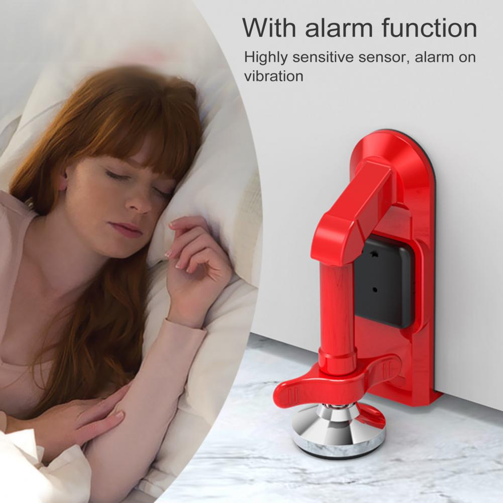 Door Stop Alarm - Alarm Door Stopper Portable Battery Powered
