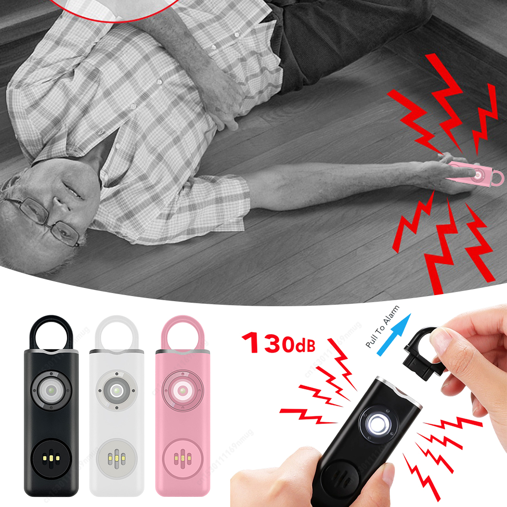 Personal Alarm Keychain - Anti-wolf Alert 130dB Loud Self Defense