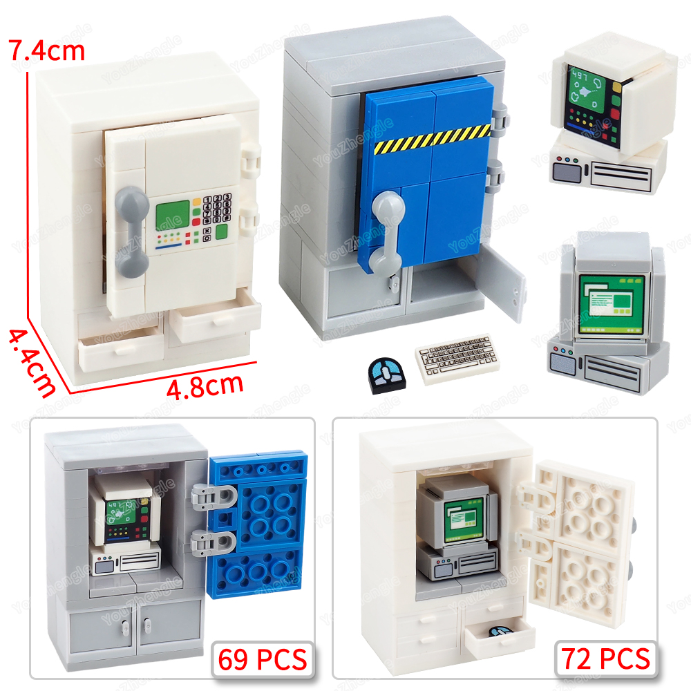 Fire Safe Document - Hidden Documents Computer cabinet Combination Drawer