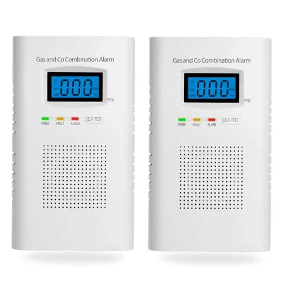 Co Detector Plug - 2 Pack Combination Gas and Carbon