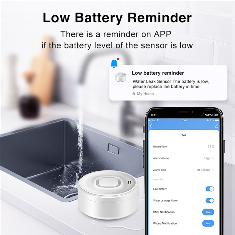 Tuya Smart WIFI Water Leak Sen – Water Alarm Sensor Bewertung und Preis