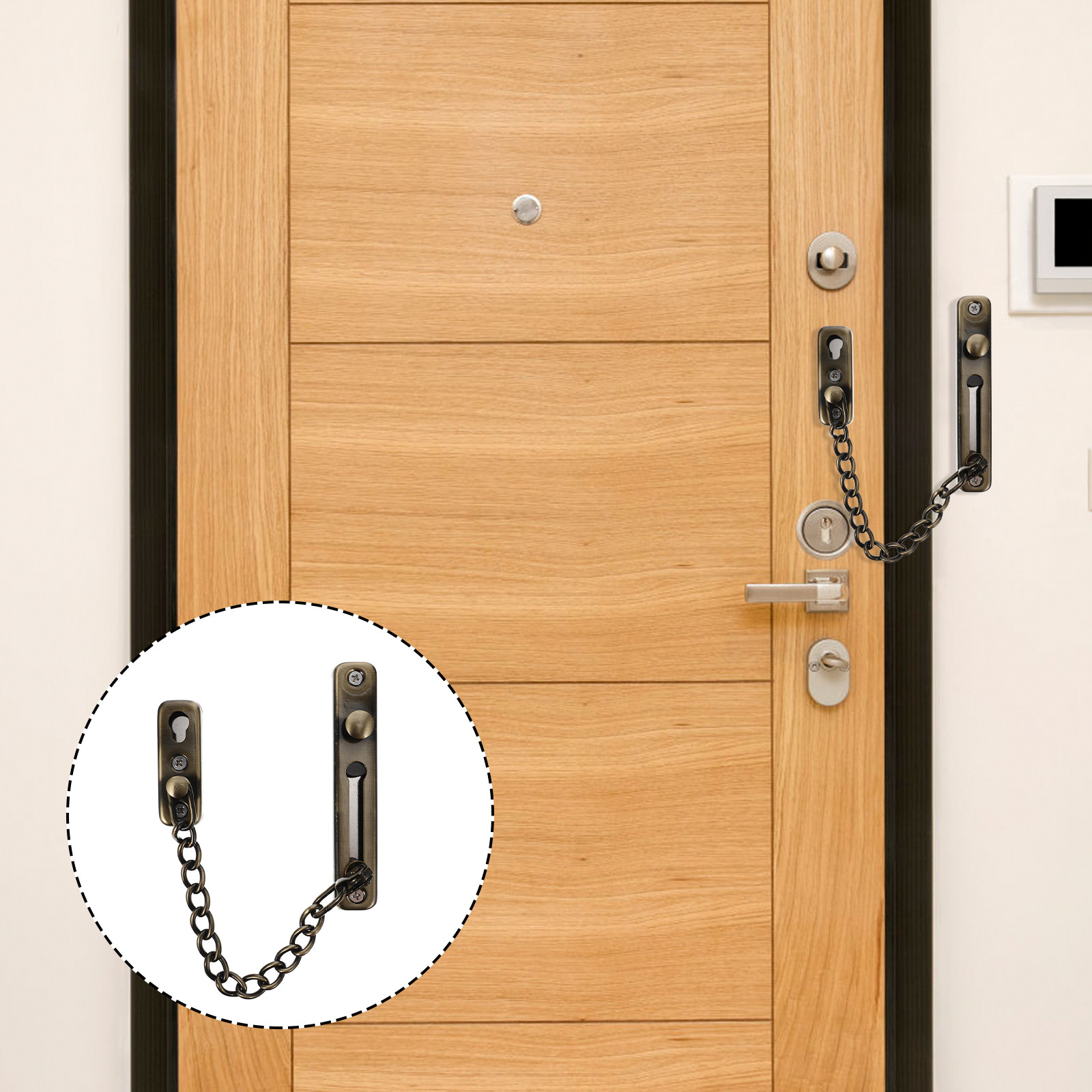 Punch-Free Childproof Door Cha – Security Chain Door Bewertung und Preis