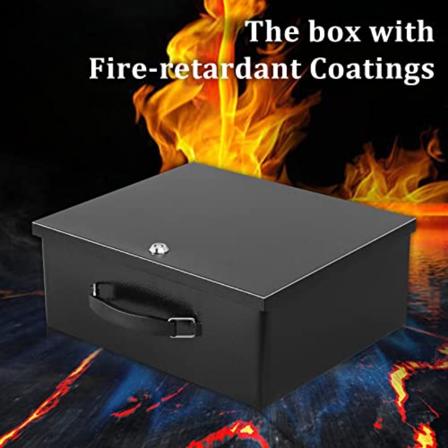 Portable Metal Safe Box with K – Fire Safe Document Bewertung und Preis