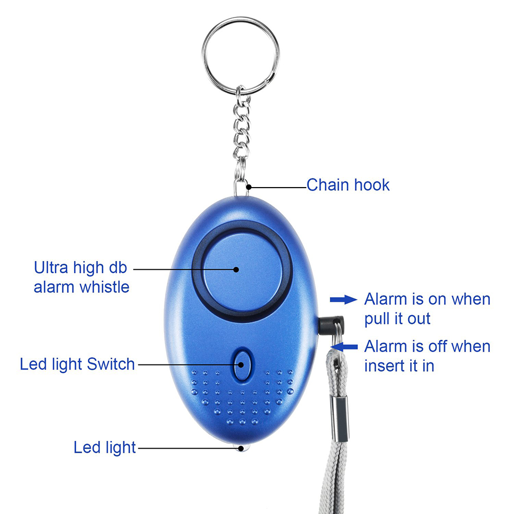 130DB Siren Song LED Portable  – Personal Alarm Keychain Bewertung und Preis