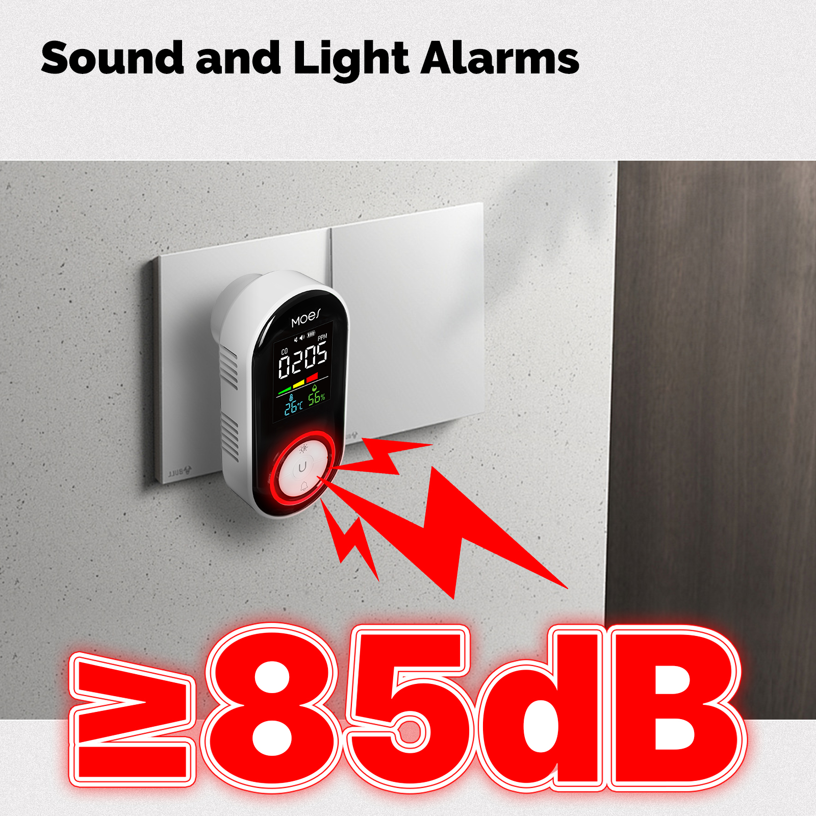 MOES CO Smoke Gas Detector Ala – Co Detector Plug Bewertung und Preis