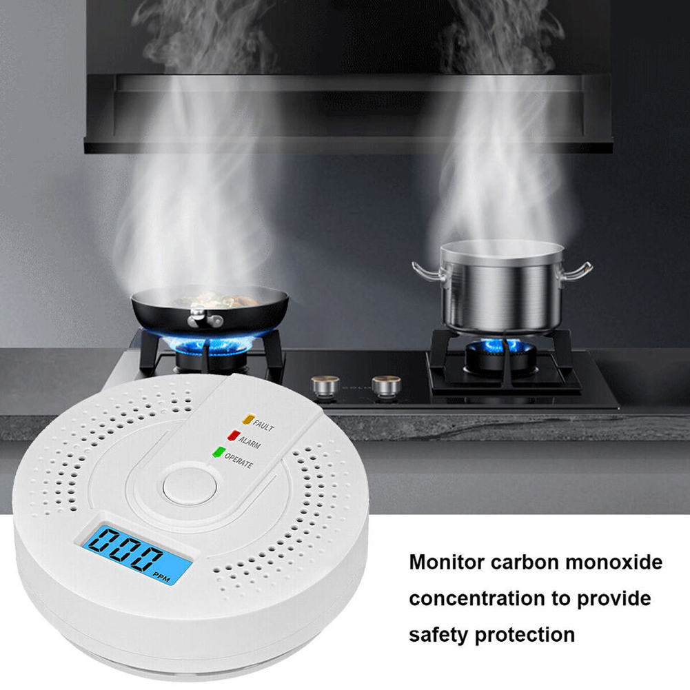 5-1PCS Digital Carbon Monoxide – Smoke Detector Interconnected Bewertung und Preis