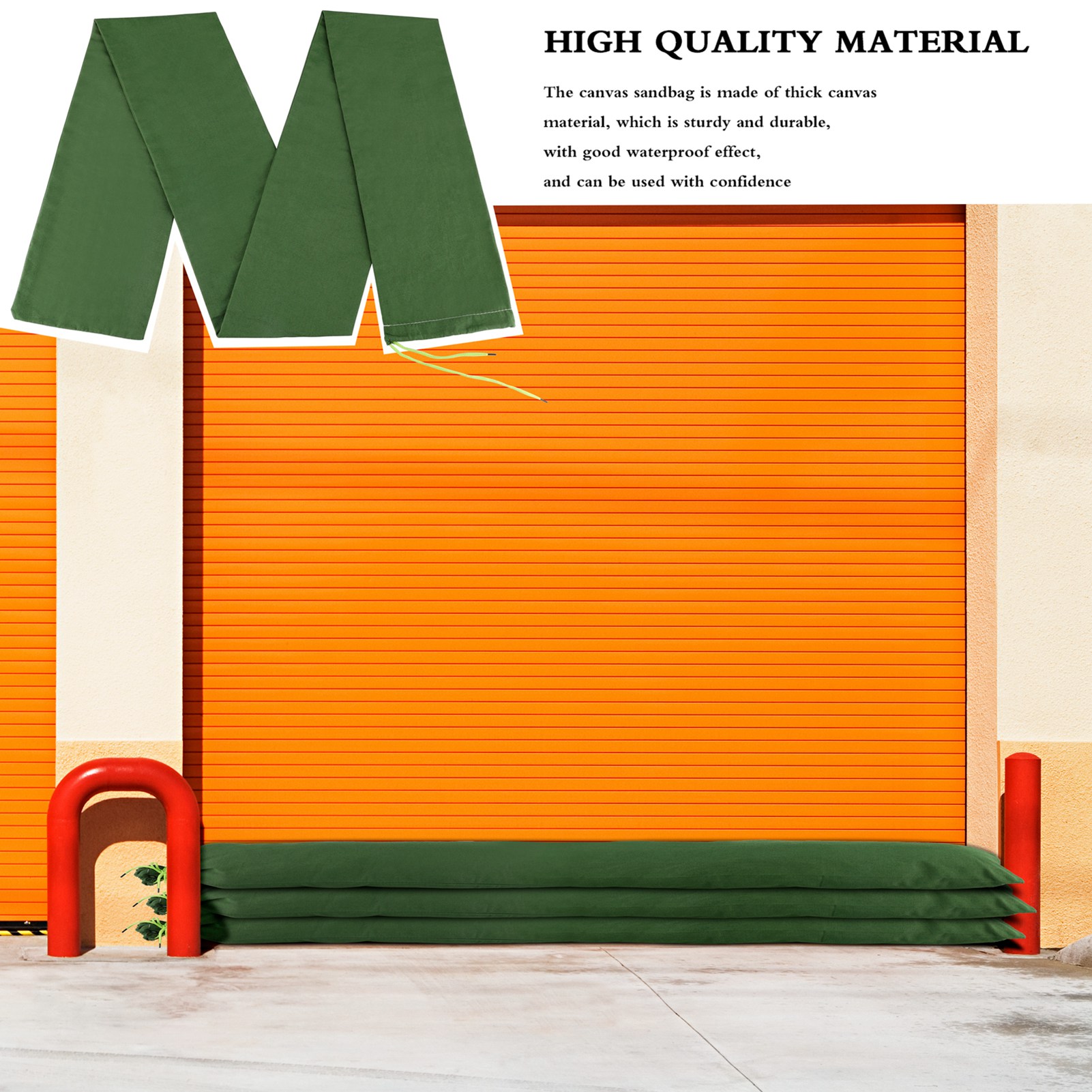 Sandbag Long Sandbag Green Can – Flood Barrier Bag Bewertung und Preis