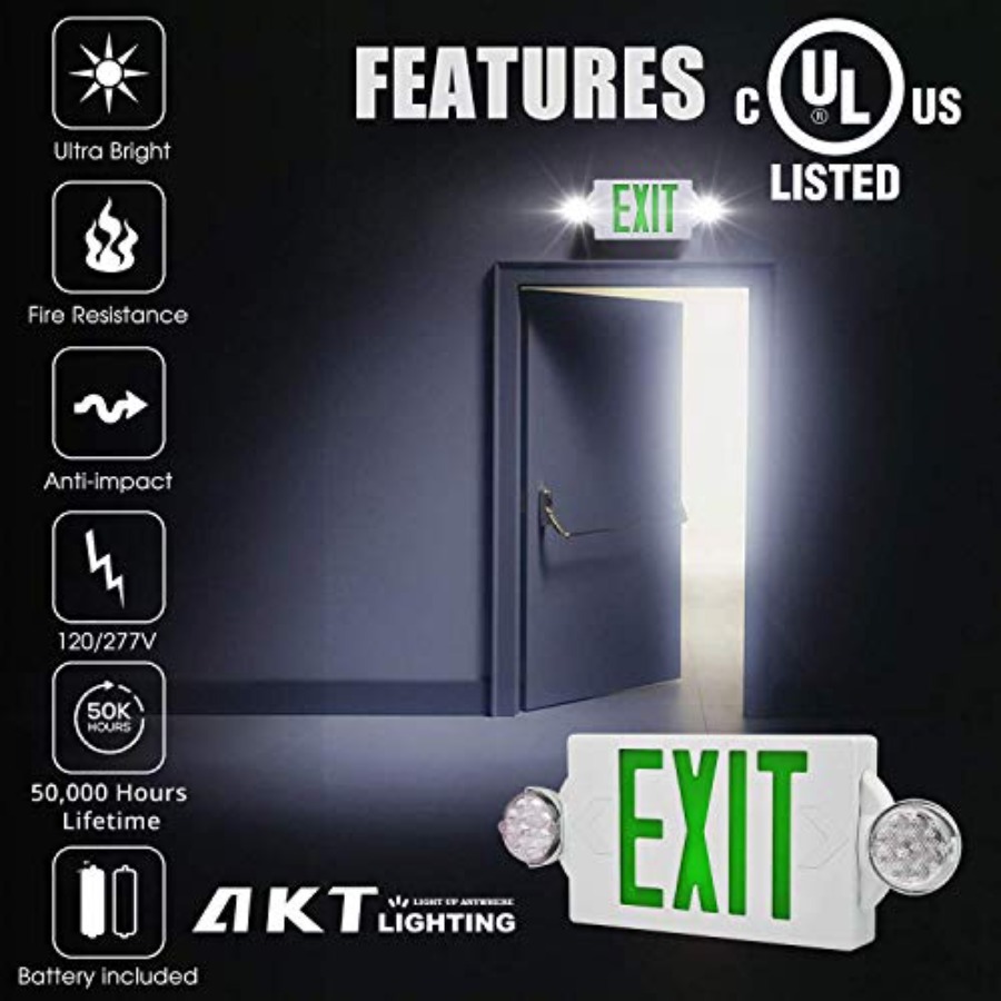 Emergency Exit Light, Adjustab – Emergency Exit Sign Bewertung und Preis