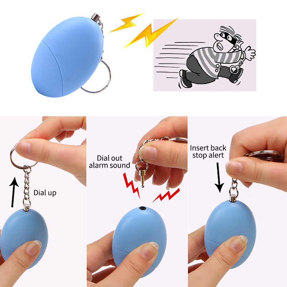 1PCS Self Defense Alarm 100dB  – Personal Alarm Keychain Bewertung und Preis
