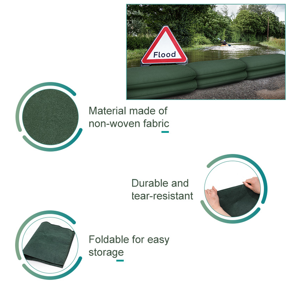 1PCS Water Activated Flood Bar – Flood Barrier Bag Bewertung und Preis