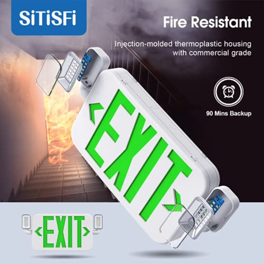 Led Combo Emergency Exit Sign  – Emergency Exit Sign Bewertung und Preis