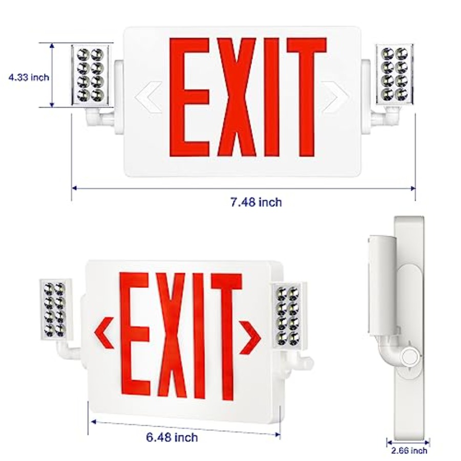 Spectsun 1 Pack Exit Signs wit – Emergency Exit Sign Bewertung und Preis