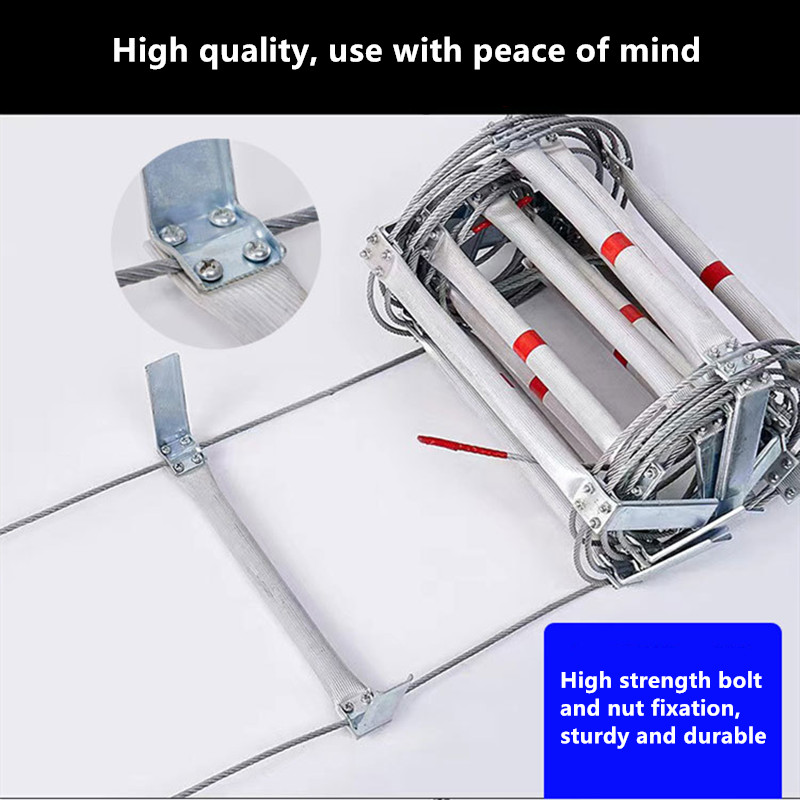 5M Soft Rope Ladder With Wire  – Fire Escape Ladder Bewertung und Preis