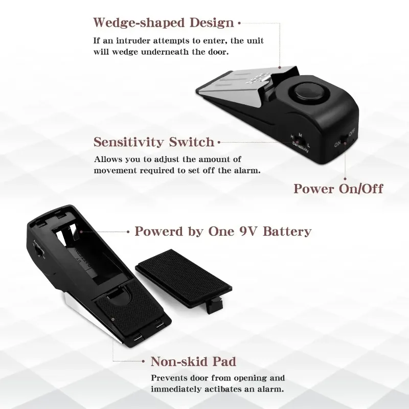 ZEXEF mini security protection – Door Stop Alarm Bewertung und Preis