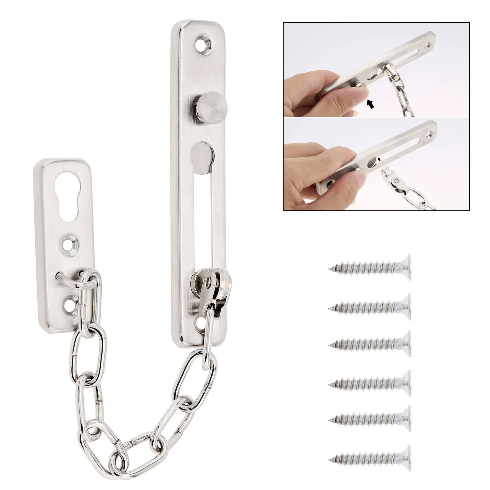 Solid Security Door Sliding Ch – Security Chain Door Bewertung und Preis