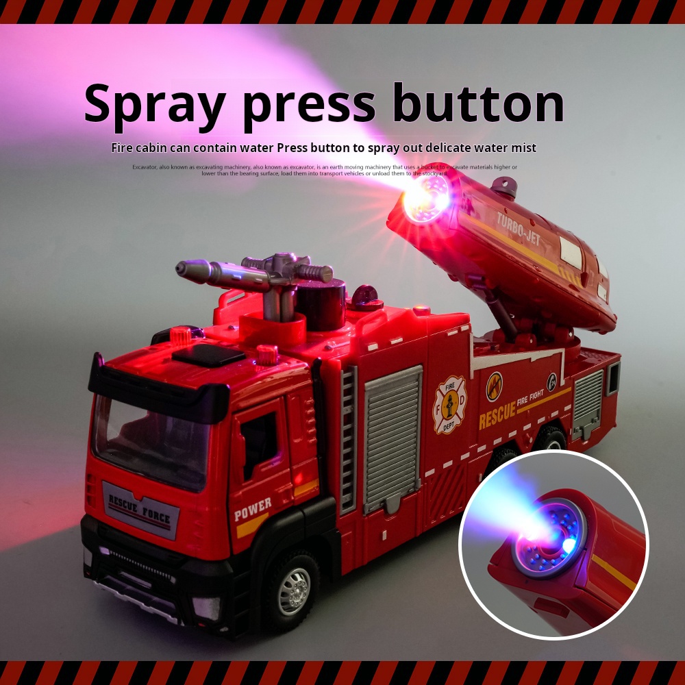 New Alloy Fire Truck Toy Large – Fire Escape Ladder Bewertung und Preis