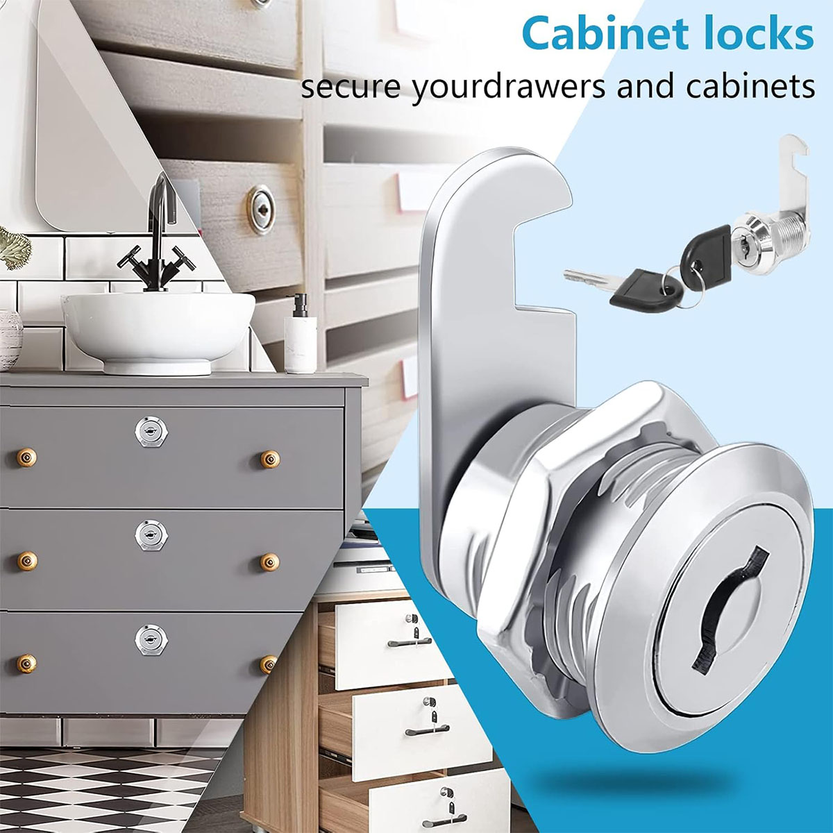 Single Unlock Set,1 Pack Keyed – Medicine Cabinet Lock Bewertung und Preis