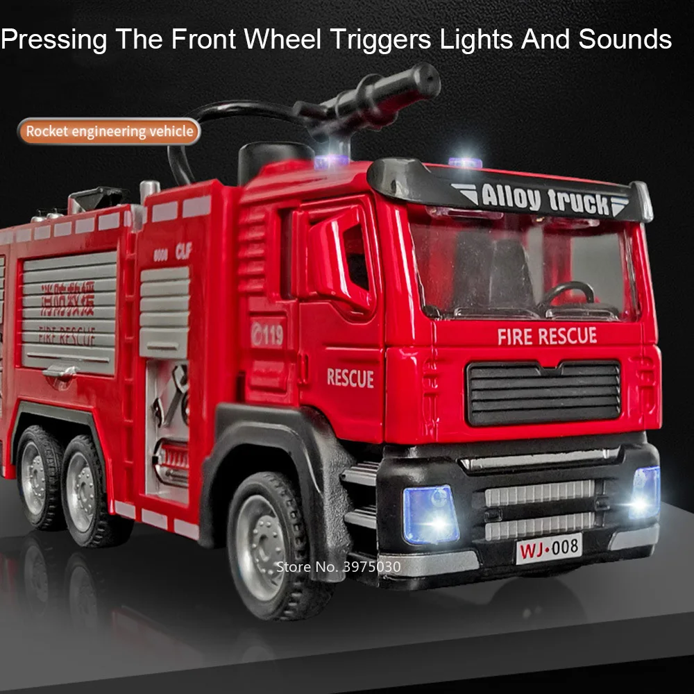 1/32 Fire Engine Car Toy Model – Fire Escape Ladder Bewertung und Preis