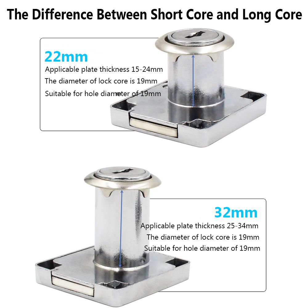 Office Burglarproof Zinc Alloy – Medicine Cabinet Lock Bewertung und Preis