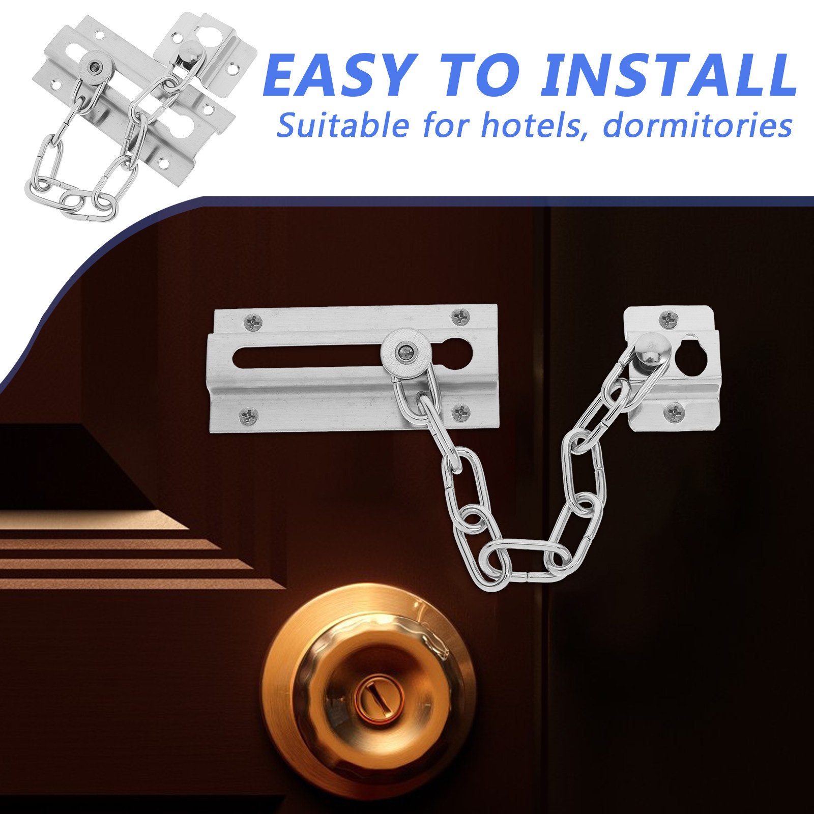Stainless Steel Door Chain Loc – Security Chain Door Bewertung und Preis