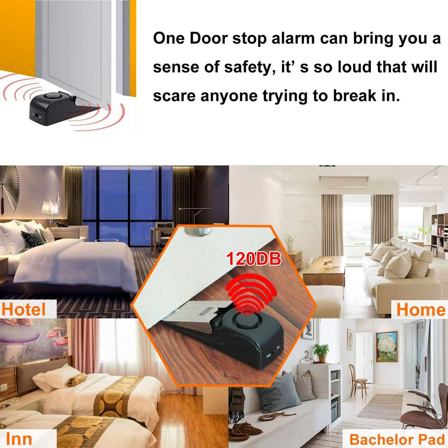 120db Wireless Stainless Steel – Door Stop Alarm Bewertung und Preis