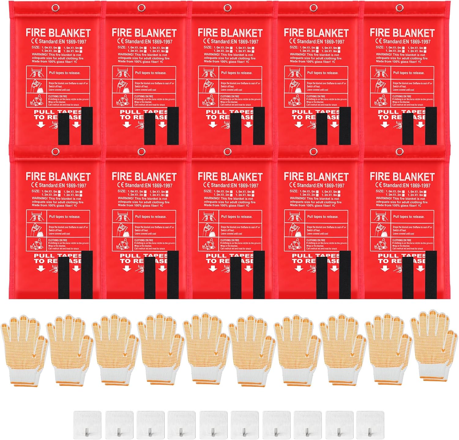 30 Pcs Fire Blankets 40x40 Inc – Fire Blanket Kitchen Bewertung und Preis