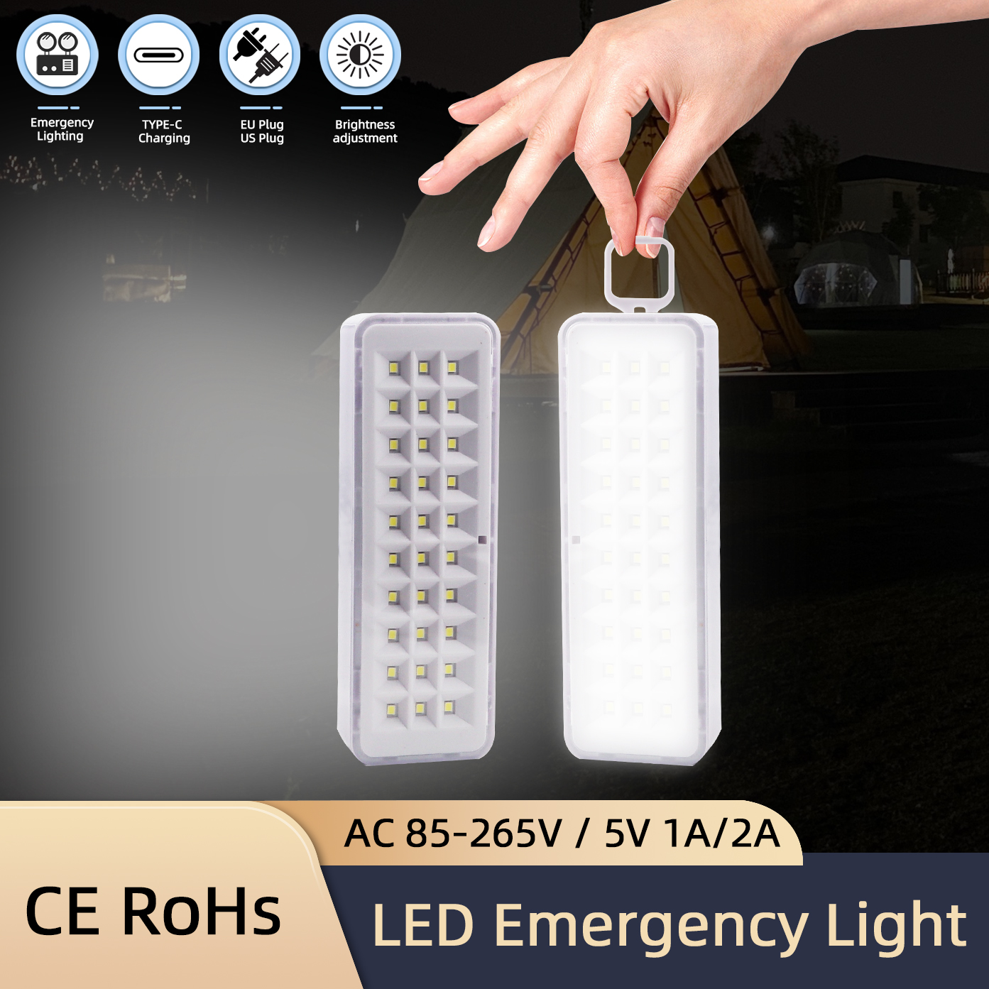 30/60LED Emergency Fire Fighti – Power Outage Light Bewertung und Preis