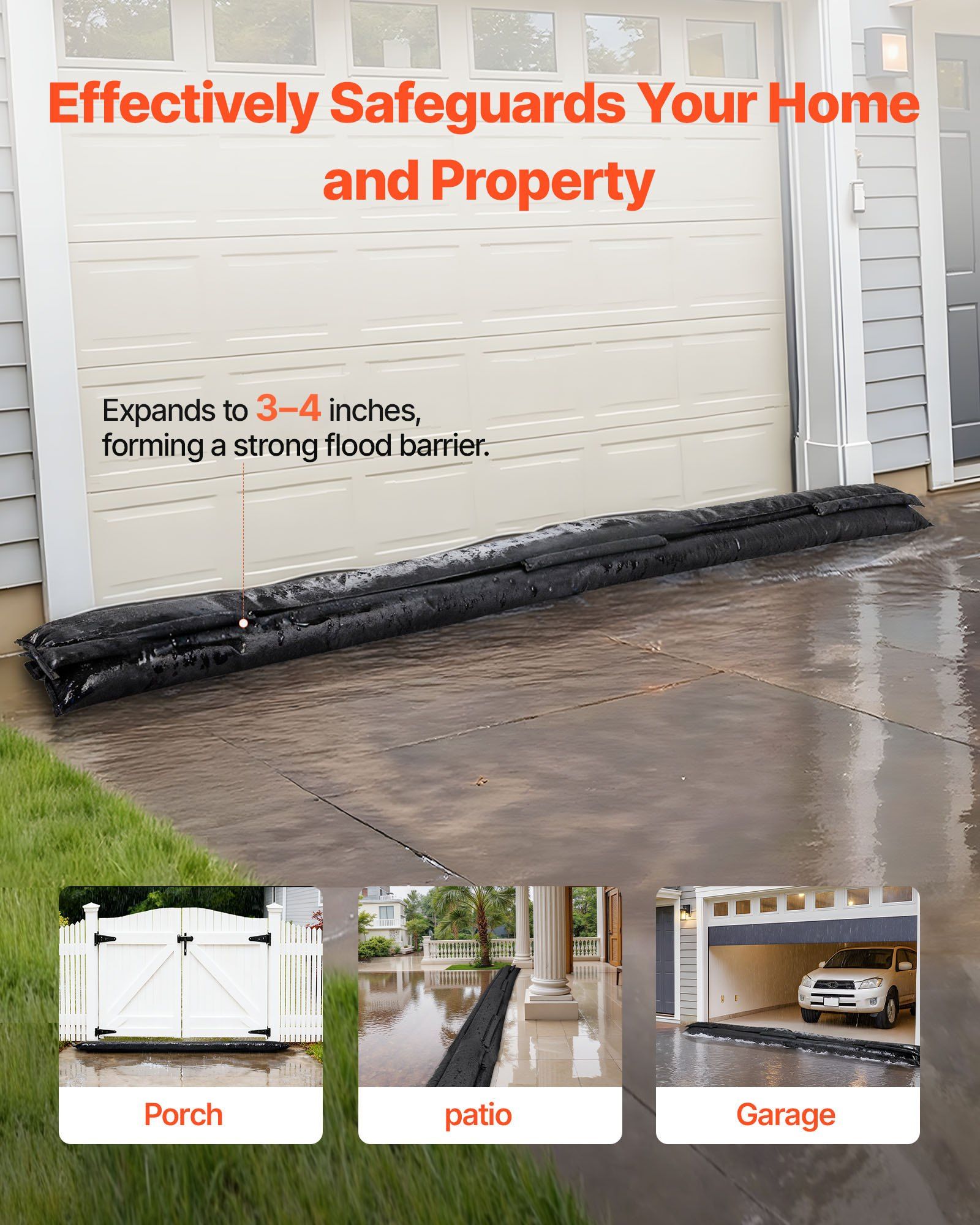 Flood Barrier, 8 Pack, 10 x 0. – Flood Barrier Bag Bewertung und Preis