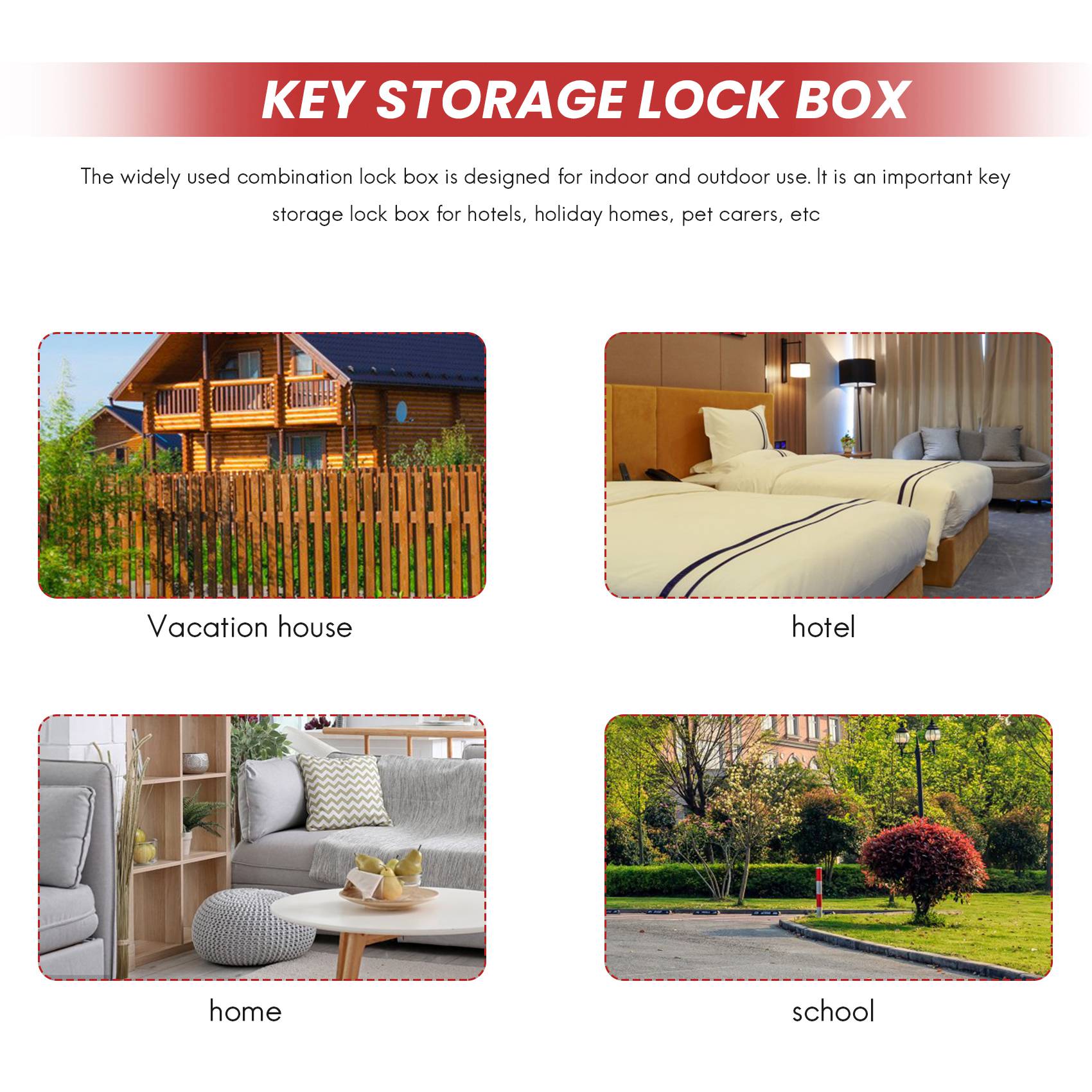A25P Key Lock Box Wall Mount 4 – Lockbox Key Secure Bewertung und Preis