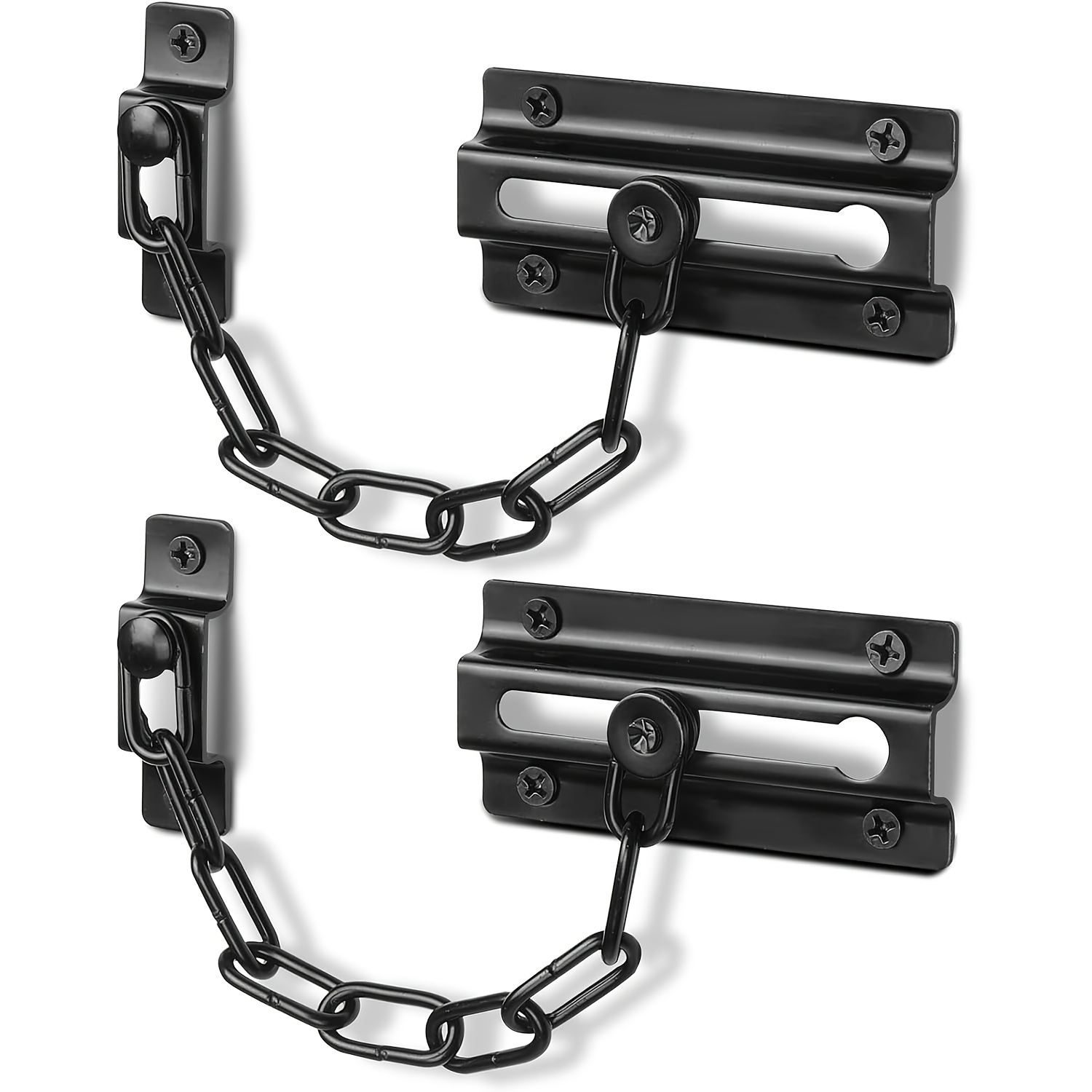 2 Pack Door Chain Lock Black,  – Security Chain Door Bewertung und Preis