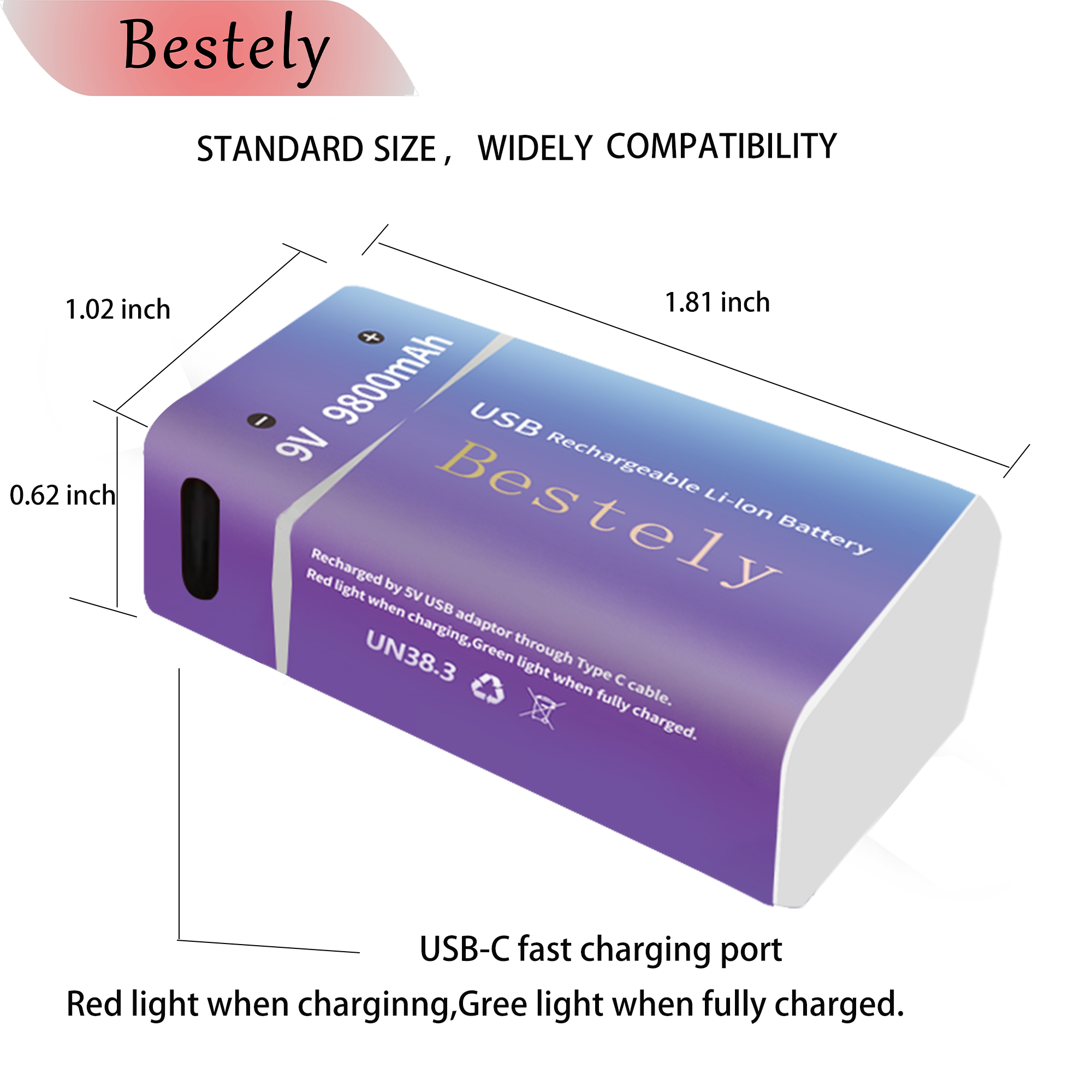 New 9V Rechargeable Li-ion Bat – Smoke Detector Interconnected Bewertung und Preis