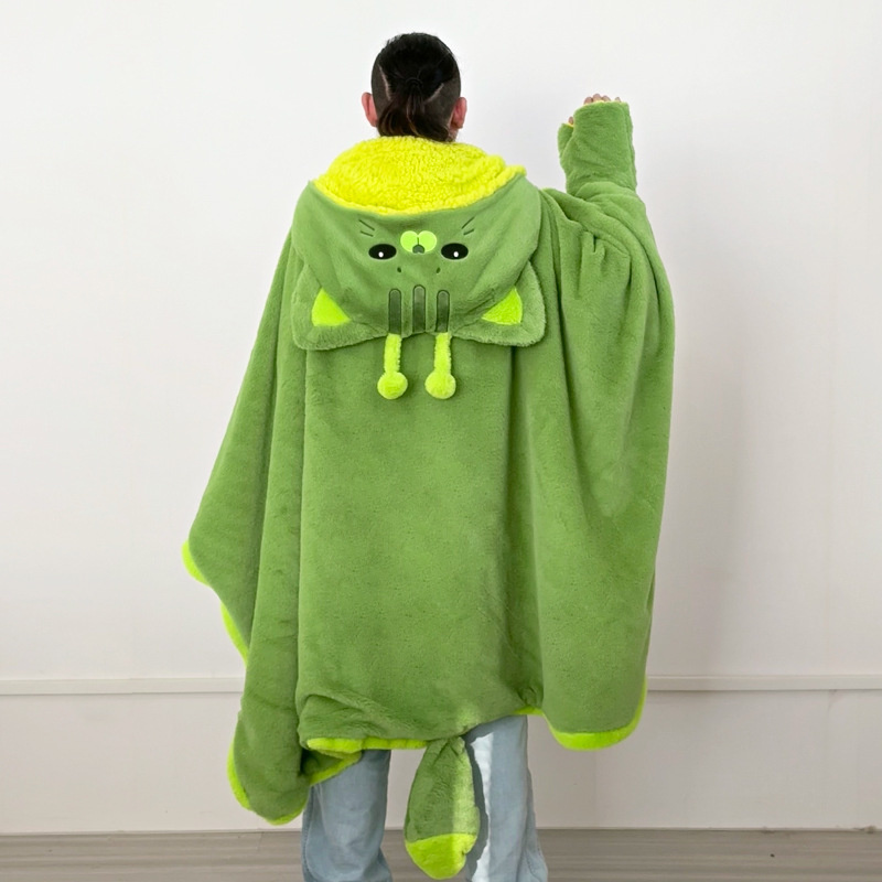 Cartoon Cute Alien Cat Hooded  – Fire Blanket Kitchen Bewertung und Preis
