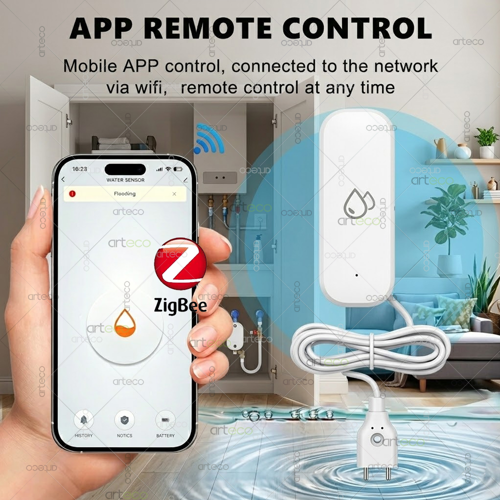 Zigbee Water Leak Detector Sma – Water Alarm Sensor Bewertung und Preis