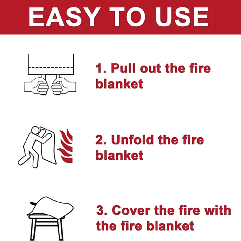 AED2-Emergency Fire Blanket, F – Fire Blanket Kitchen Bewertung und Preis