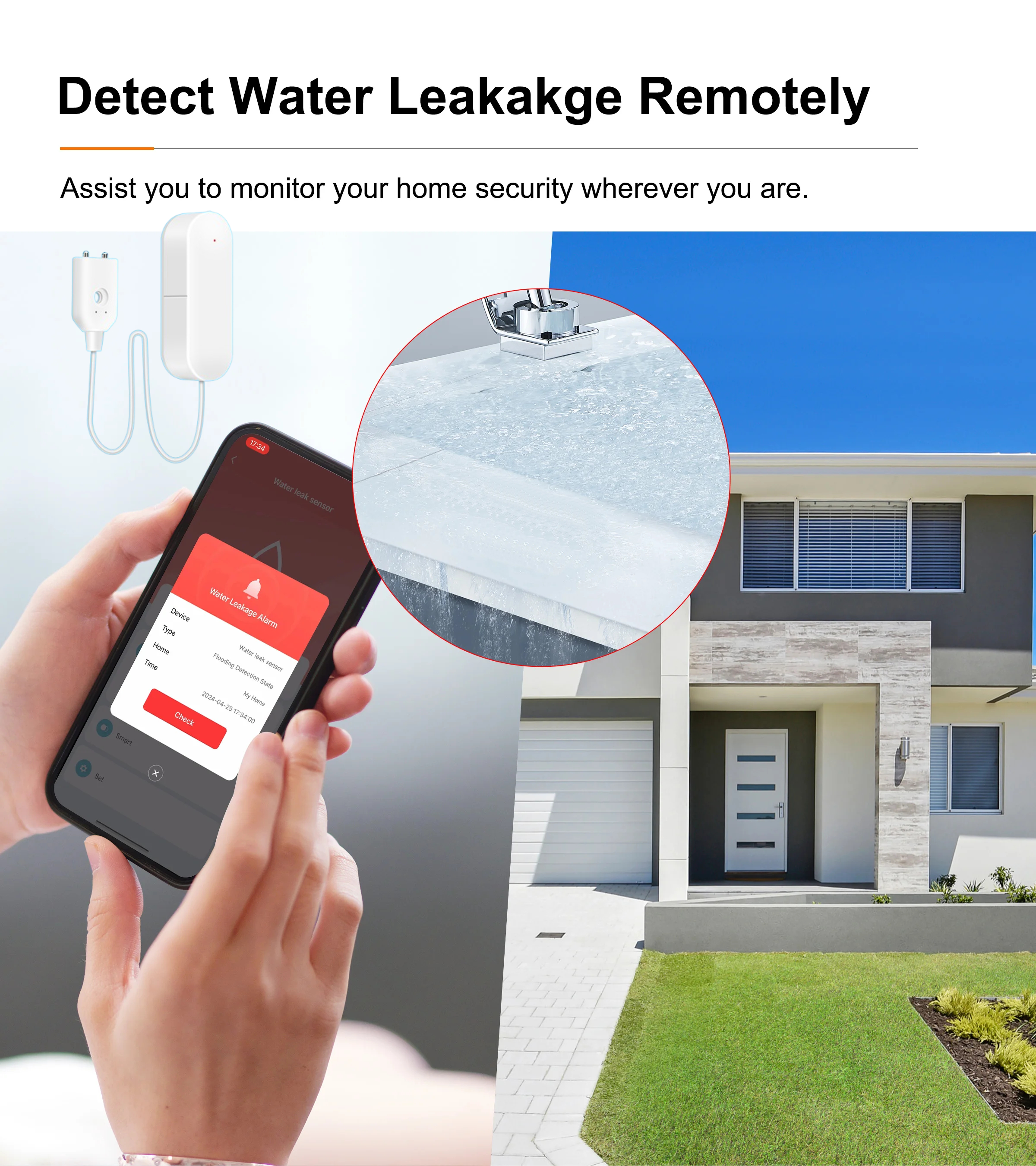 ZigBee 3.0 Water Leakage Senso – Water Alarm Sensor Bewertung und Preis