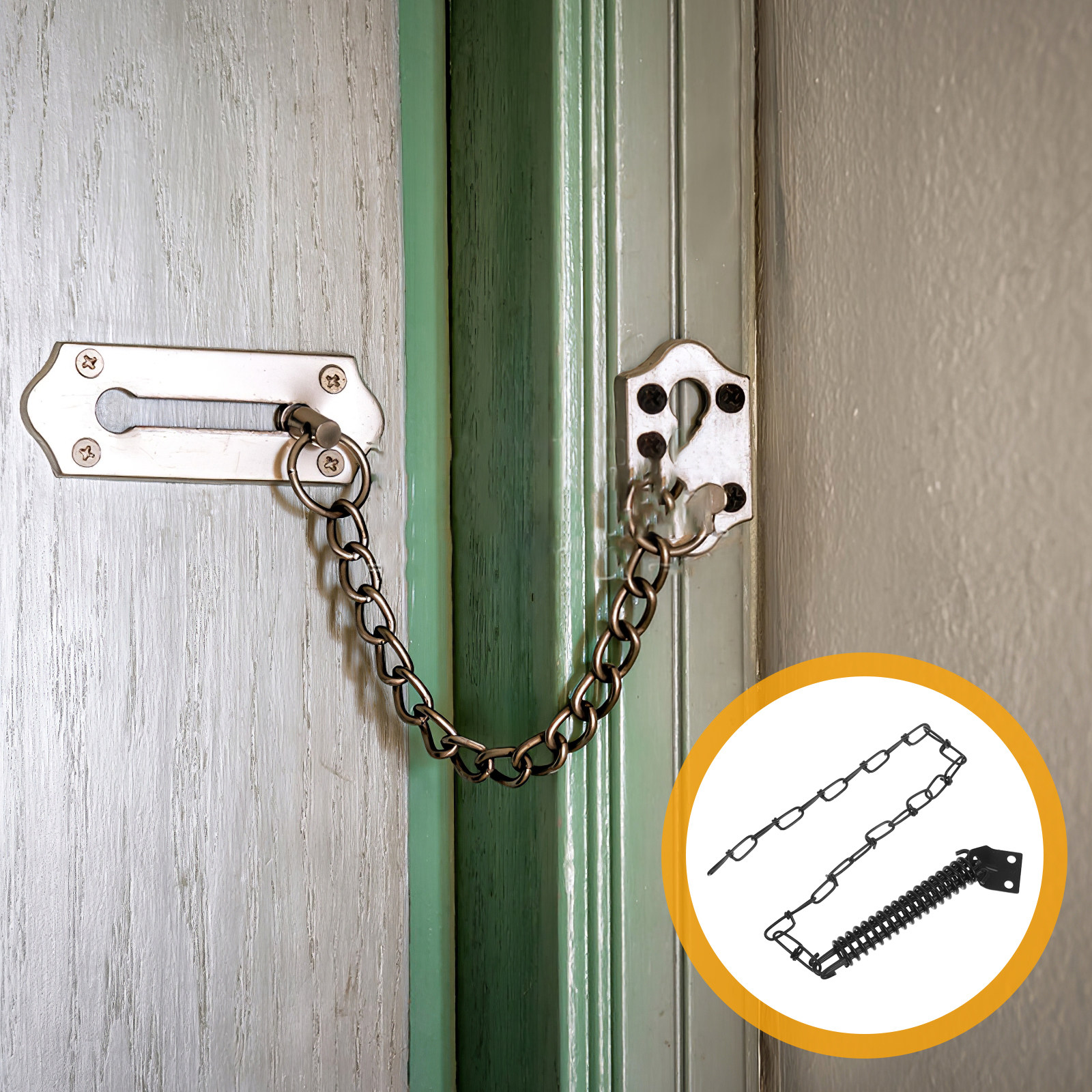 1Set Anti-Theft Door Chain Iro – Security Chain Door Bewertung und Preis