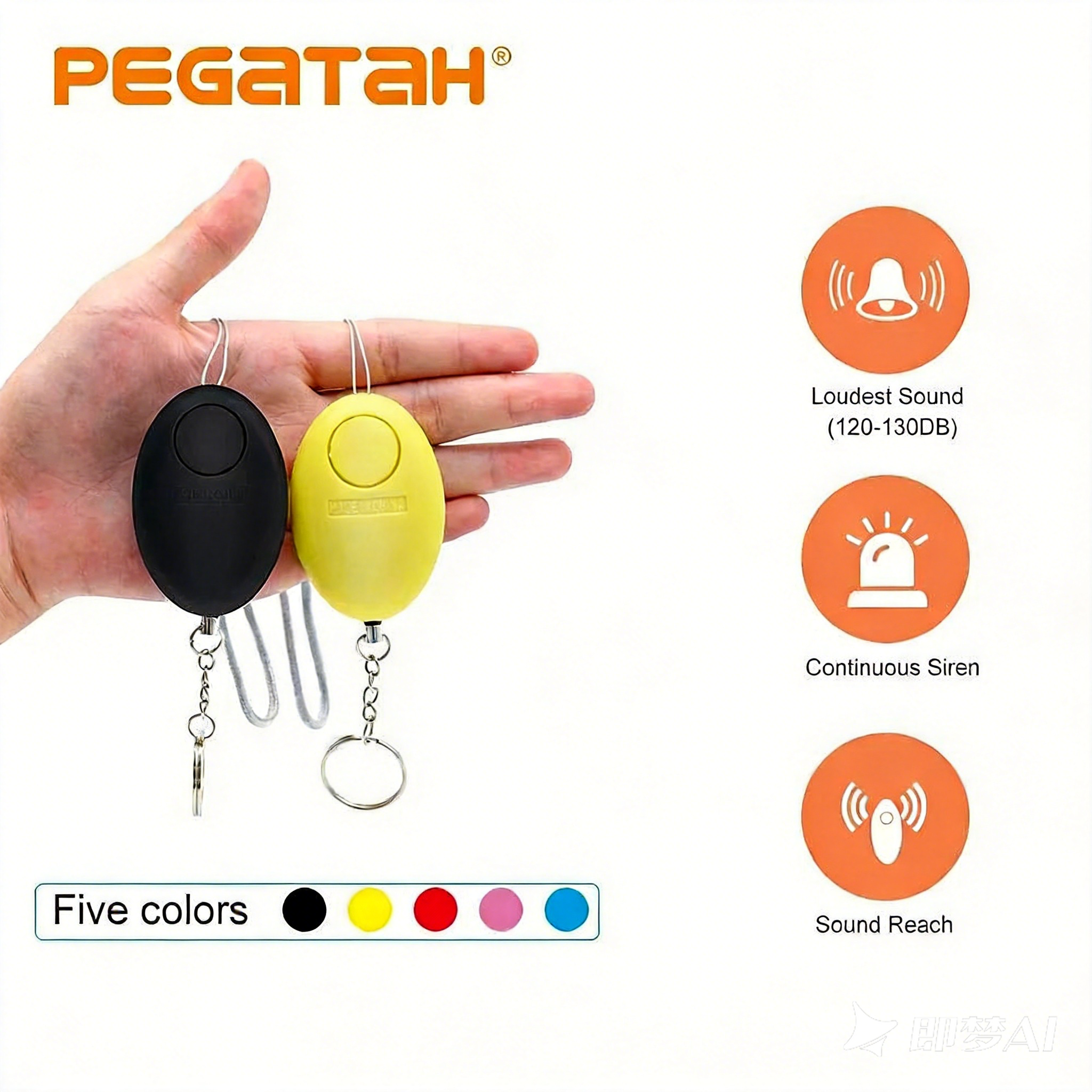 120dB Personal Safety Alarm Ke – Personal Alarm Keychain Bewertung und Preis