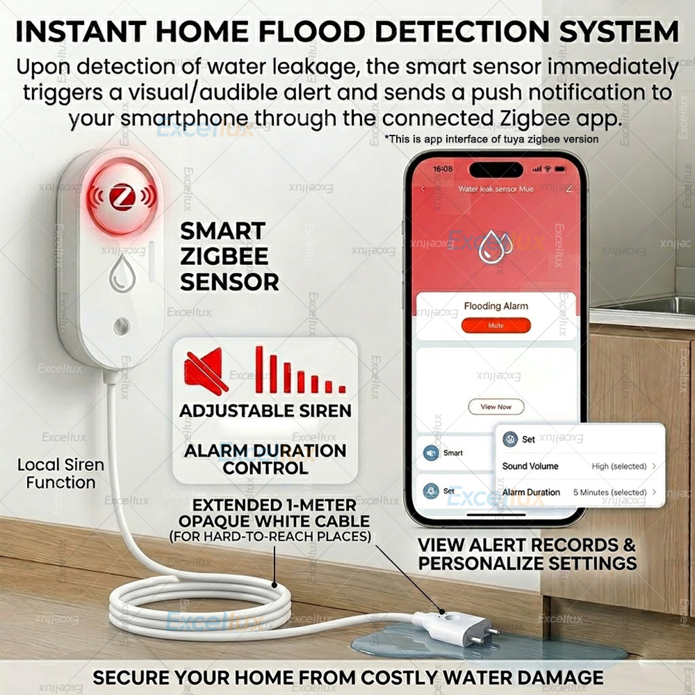 Smart Water Leak Sensor ZigBee – Water Alarm Sensor Bewertung und Preis