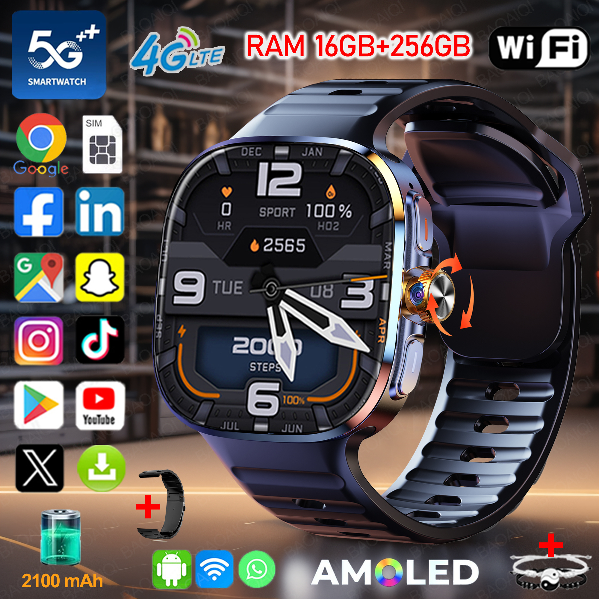 New Large Screen Smartwatch 4G – Window Lock Bar Bewertung und Preis