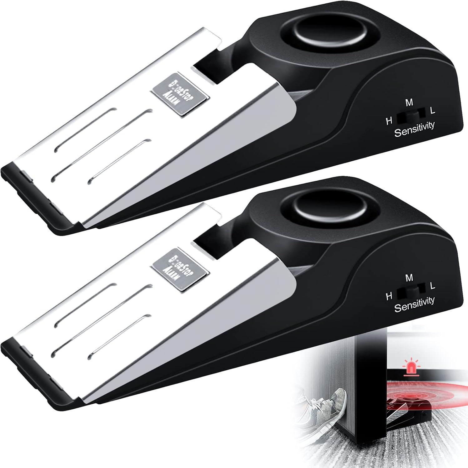 1/2Pcs Portable Travel 120 DB  – Door Stop Alarm Bewertung und Preis