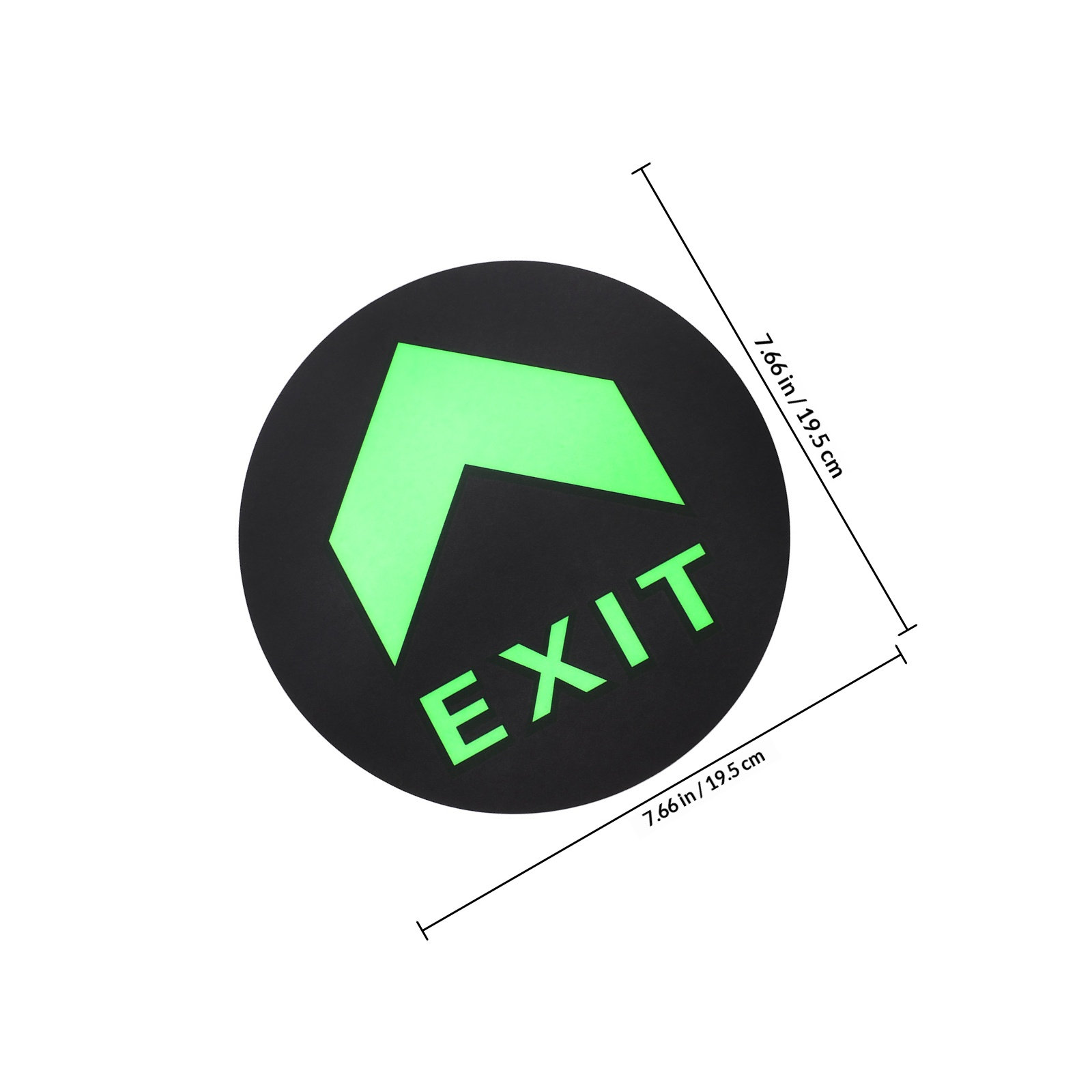 5Pcs Exit Sign Stickers Night  – Emergency Exit Sign Bewertung und Preis